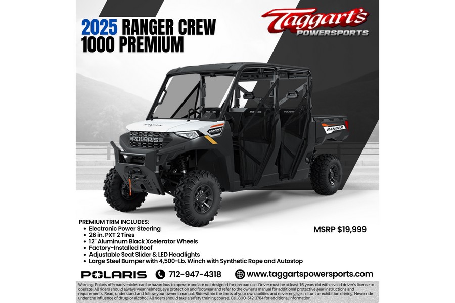 2025 Polaris Industries Ranger® Crew 1000 Premium