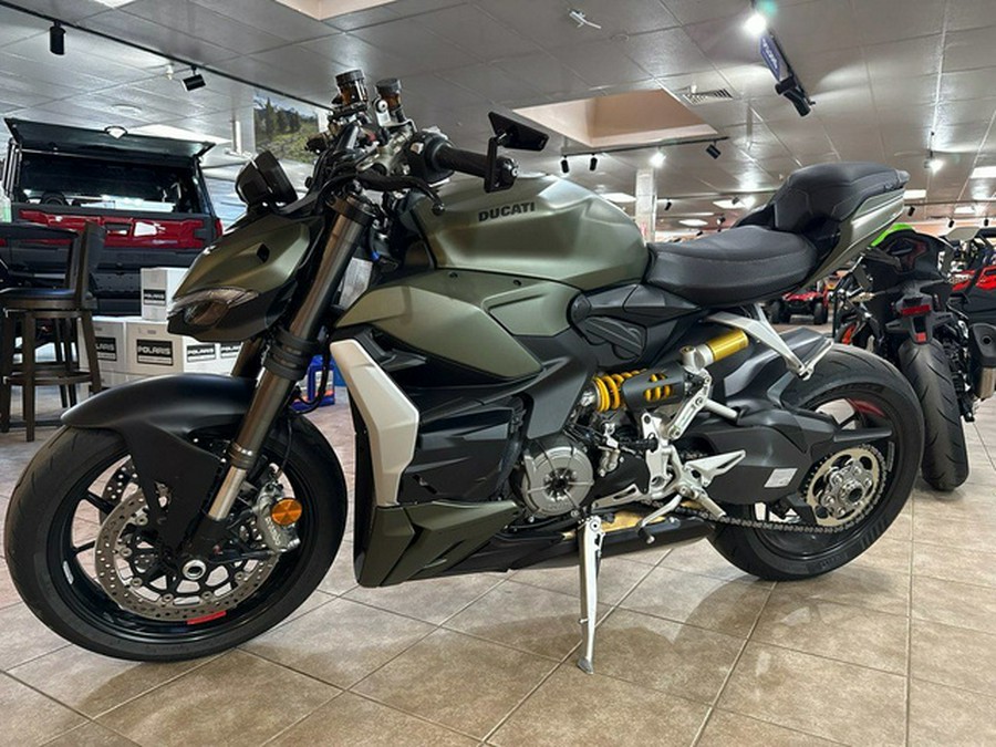 2024 Ducati Streetfighter V2 Storm Green V2 S