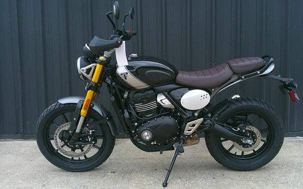 2025 Triumph Scrambler 400 X Phantom Black / Silver Ice