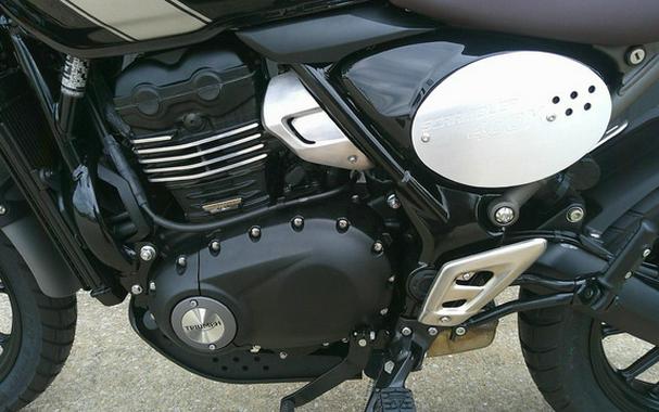 2025 Triumph Scrambler 400 X Phantom Black / Silver Ice