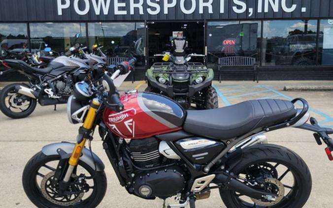 2025 Triumph Speed 400 Carnival Red / Storm Grey Base