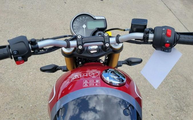 2025 Triumph Speed 400 Carnival Red / Storm Grey Base