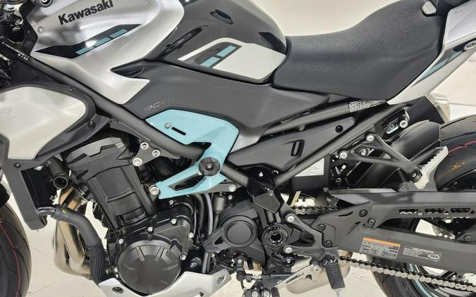 2025 Kawasaki Z900 ABS Galaxy Silver/Metallic Spark Black