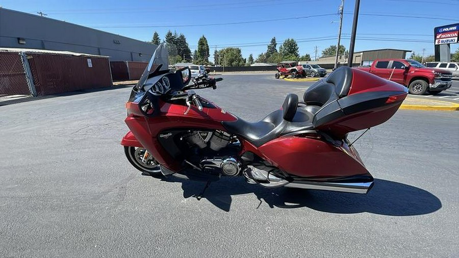2015 Victory Motorcycles® Vision® Tour Sunset Red with Black Pinstripe