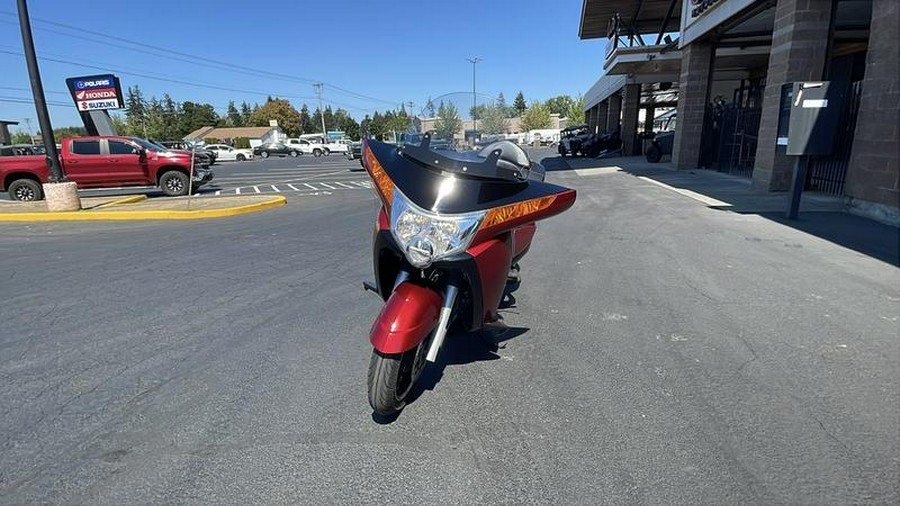 2015 Victory Motorcycles® Vision® Tour Sunset Red with Black Pinstripe