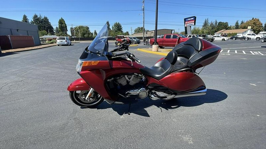 2015 Victory Motorcycles® Vision® Tour Sunset Red with Black Pinstripe