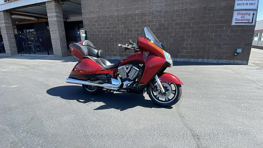 2015 Victory Motorcycles® Vision® Tour Sunset Red with Black Pinstripe