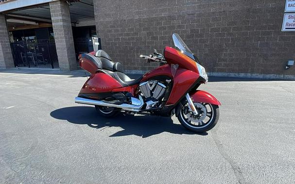 2015 Victory Motorcycles® Vision® Tour Sunset Red with Black Pinstripe