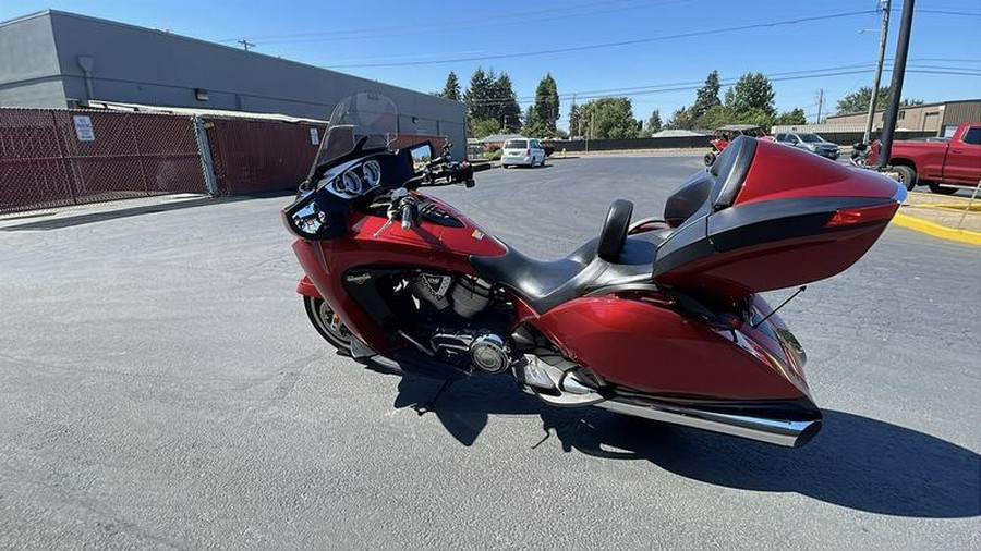 2015 Victory Motorcycles® Vision® Tour Sunset Red with Black Pinstripe