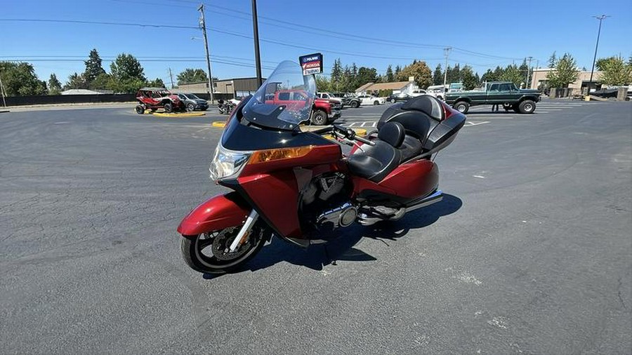 2015 Victory Motorcycles® Vision® Tour Sunset Red with Black Pinstripe