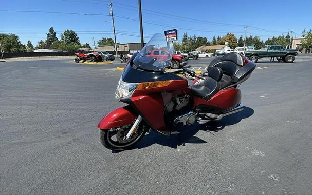 2015 Victory Motorcycles® Vision® Tour Sunset Red with Black Pinstripe