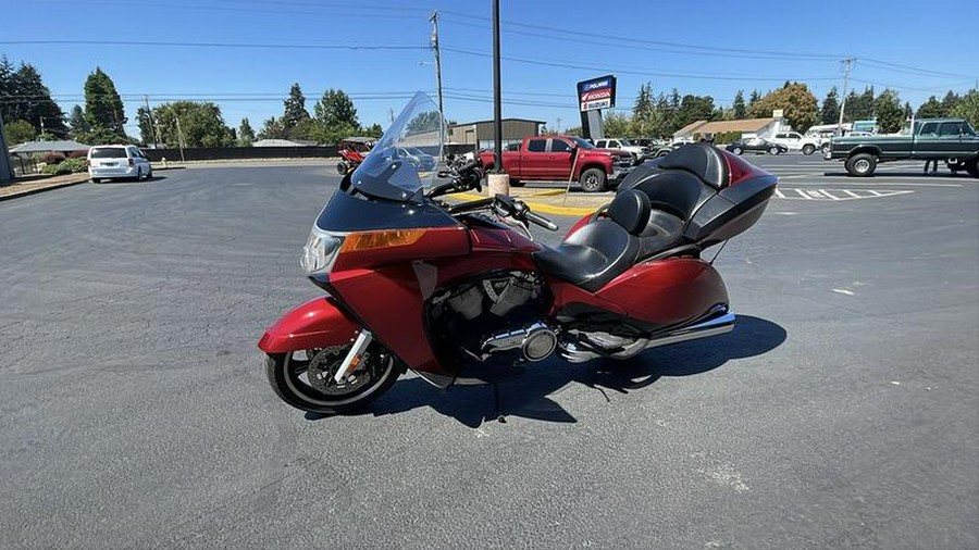 2015 Victory Motorcycles® Vision® Tour Sunset Red with Black Pinstripe