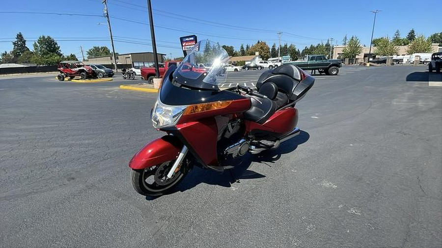 2015 Victory Motorcycles® Vision® Tour Sunset Red with Black Pinstripe