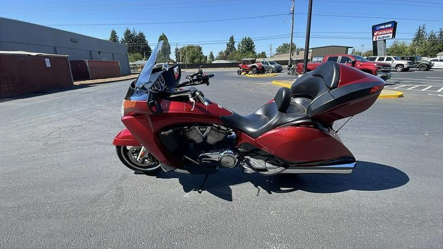 2015 Victory Motorcycles® Vision® Tour Sunset Red with Black Pinstripe