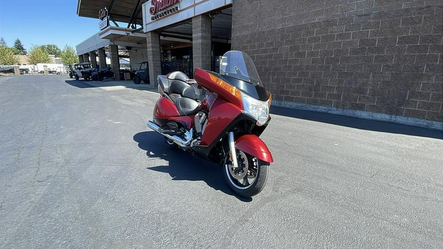 2015 Victory Motorcycles® Vision® Tour Sunset Red with Black Pinstripe