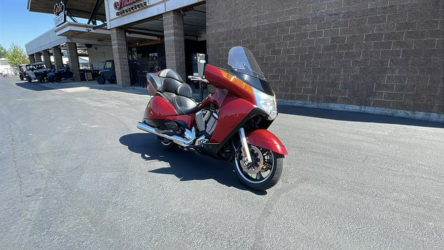 2015 Victory Motorcycles® Vision® Tour Sunset Red with Black Pinstripe
