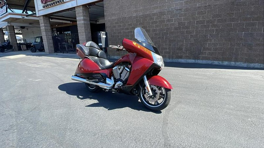 2015 Victory Motorcycles® Vision® Tour Sunset Red with Black Pinstripe