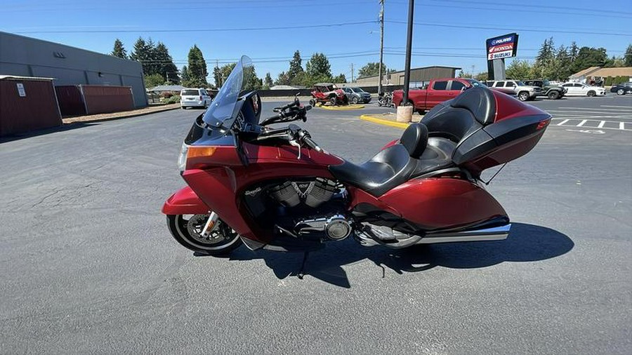 2015 Victory Motorcycles® Vision® Tour Sunset Red with Black Pinstripe