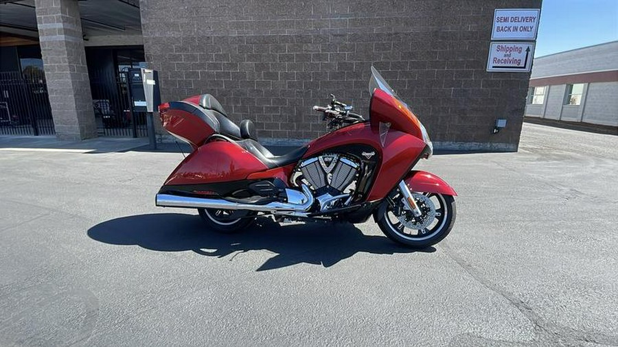 2015 Victory Motorcycles® Vision® Tour Sunset Red with Black Pinstripe