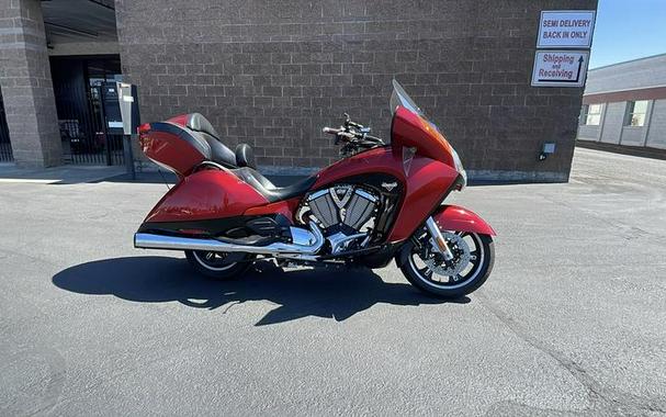 2015 Victory Motorcycles® Vision® Tour Sunset Red with Black Pinstripe