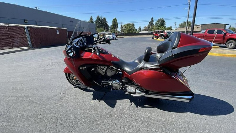 2015 Victory Motorcycles® Vision® Tour Sunset Red with Black Pinstripe
