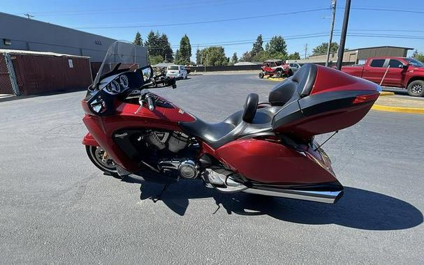 2015 Victory Motorcycles® Vision® Tour Sunset Red with Black Pinstripe