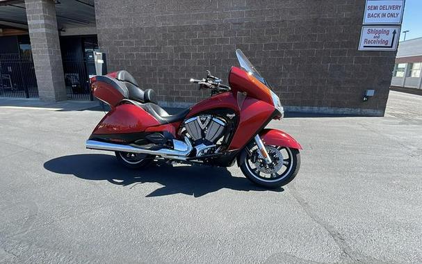 2015 Victory Motorcycles® Vision® Tour Sunset Red with Black Pinstripe