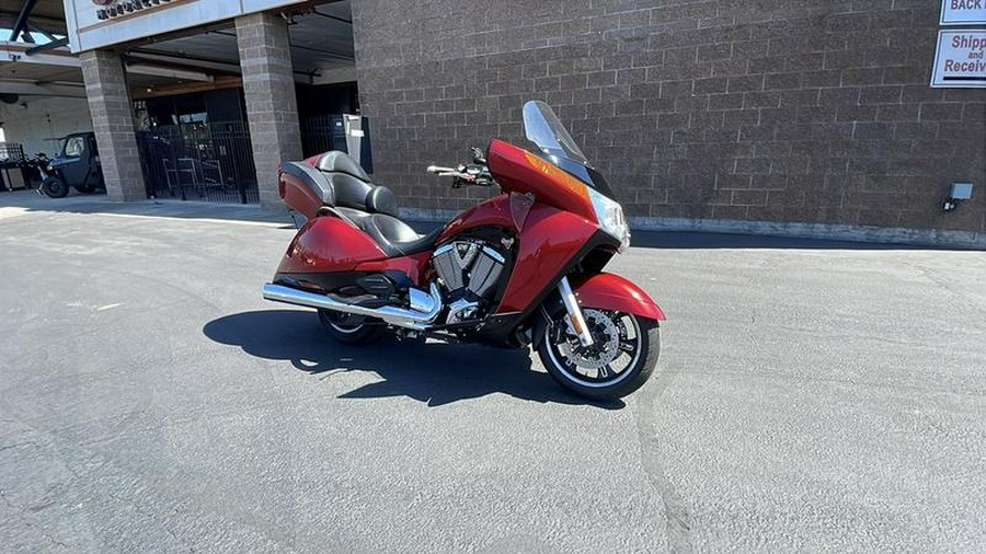 2015 Victory Motorcycles® Vision® Tour Sunset Red with Black Pinstripe