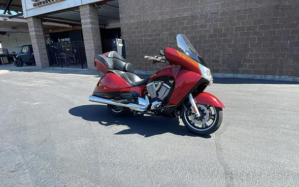 2015 Victory Motorcycles® Vision® Tour Sunset Red with Black Pinstripe