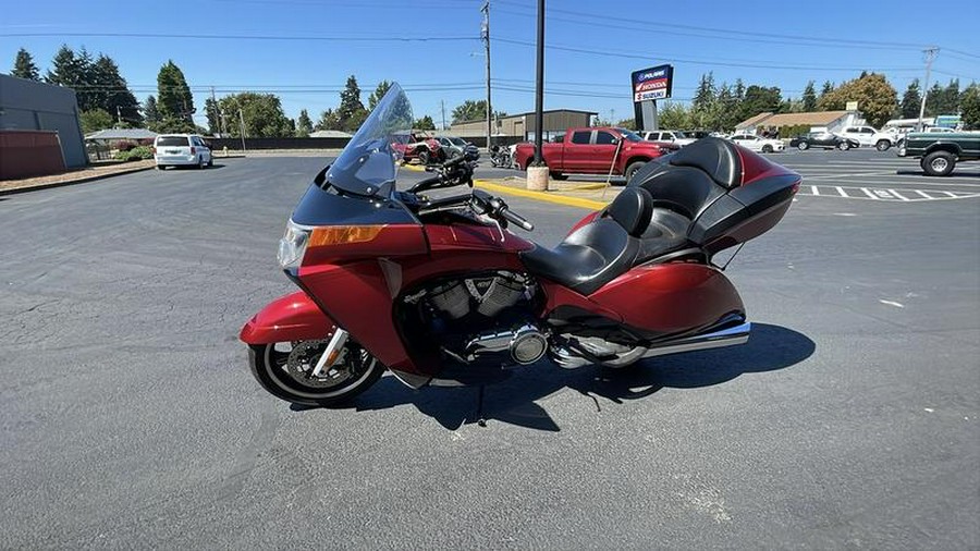 2015 Victory Motorcycles® Vision® Tour Sunset Red with Black Pinstripe