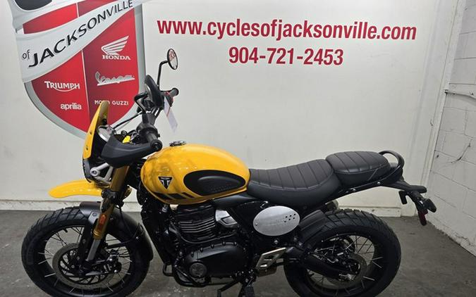 2026 Triumph Scrambler 400 XC Racing Yellow XC