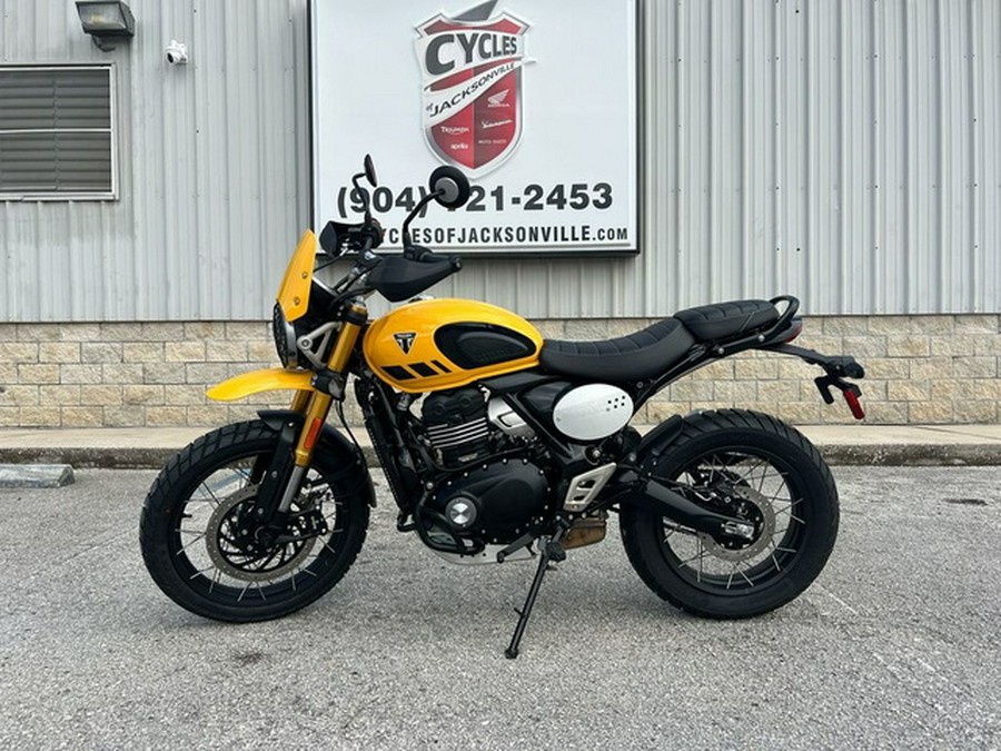2026 Triumph Scrambler 400 XC Racing Yellow XC