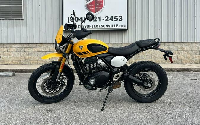 2026 Triumph Scrambler 400 XC Racing Yellow XC