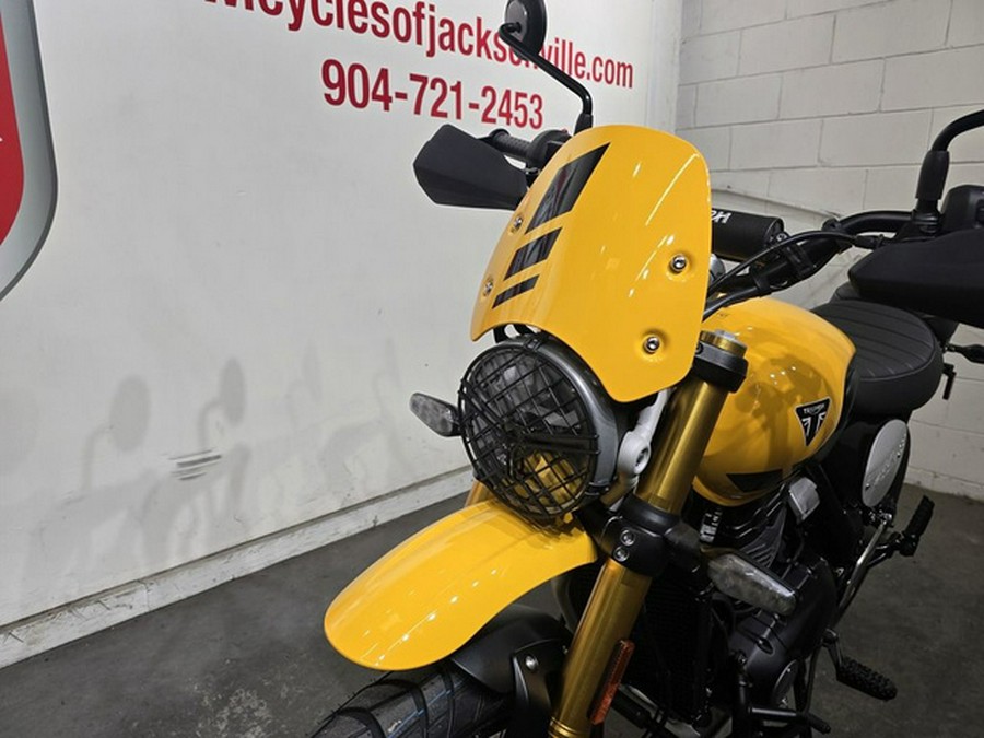 2026 Triumph Scrambler 400 XC Racing Yellow XC