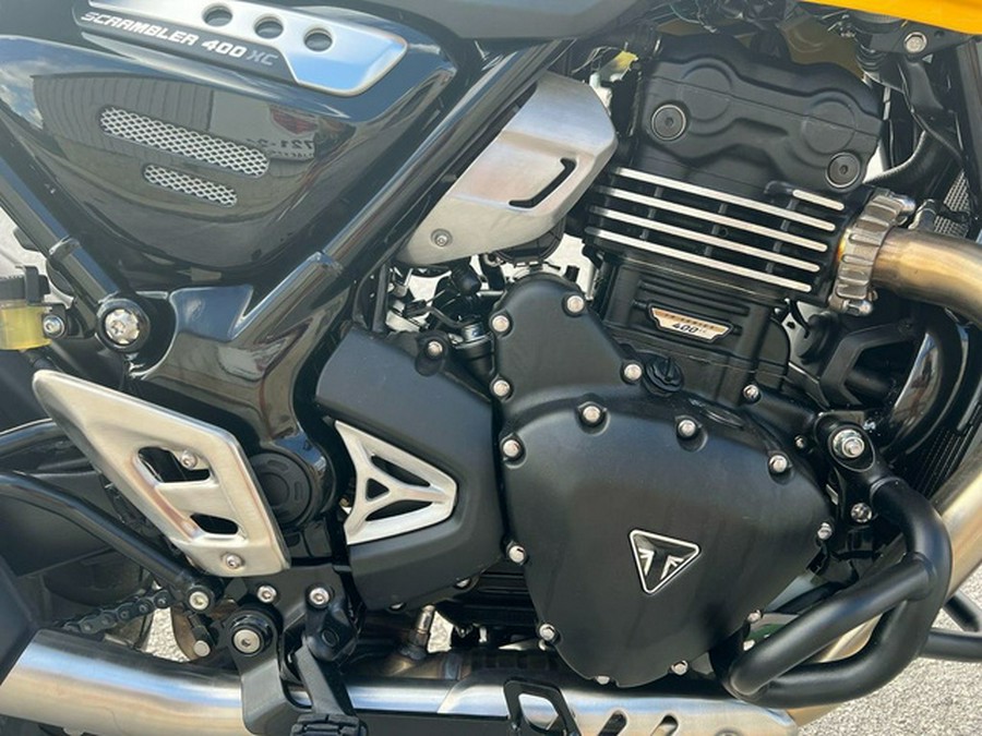 2026 Triumph Scrambler 400 XC Racing Yellow XC