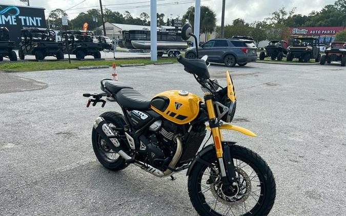 2026 Triumph Scrambler 400 XC Racing Yellow XC
