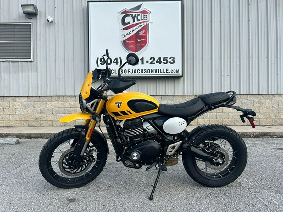 2026 Triumph Scrambler 400 XC Racing Yellow XC