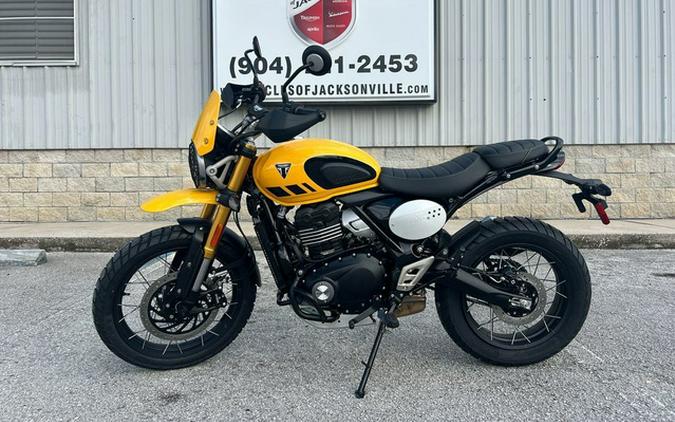 2026 Triumph Scrambler 400 XC Racing Yellow XC