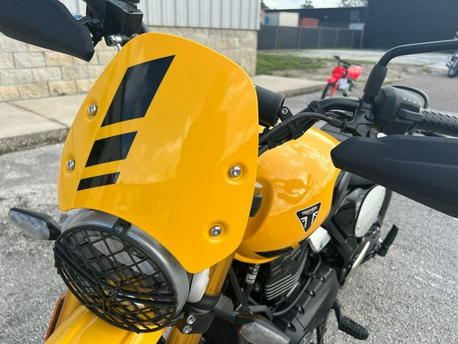 2026 Triumph Scrambler 400 XC Racing Yellow XC