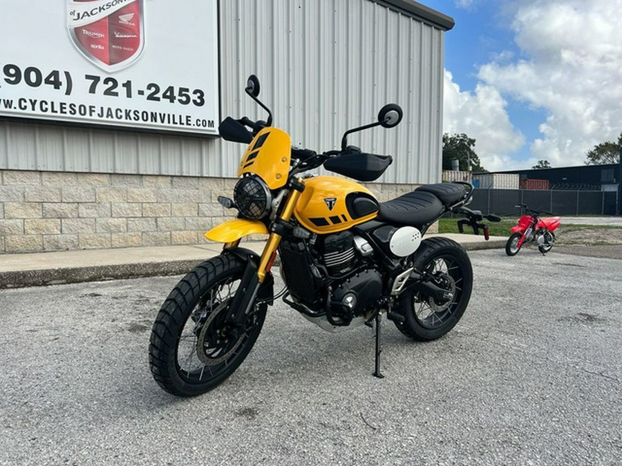 2026 Triumph Scrambler 400 XC Racing Yellow XC