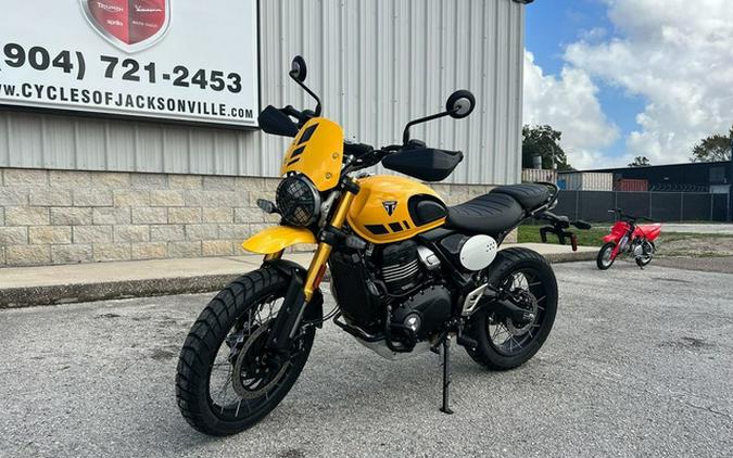 2026 Triumph Scrambler 400 XC Racing Yellow XC
