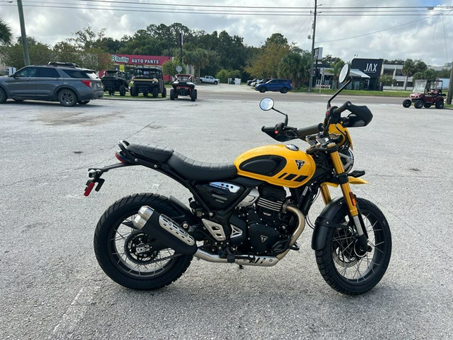 2026 Triumph Scrambler 400 XC Racing Yellow XC