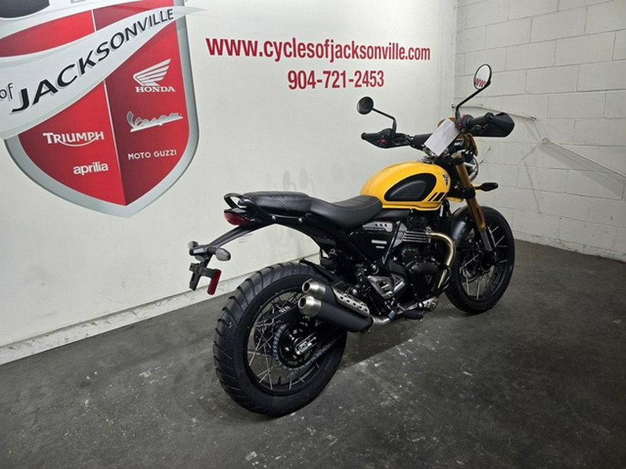 2026 Triumph Scrambler 400 XC Racing Yellow XC