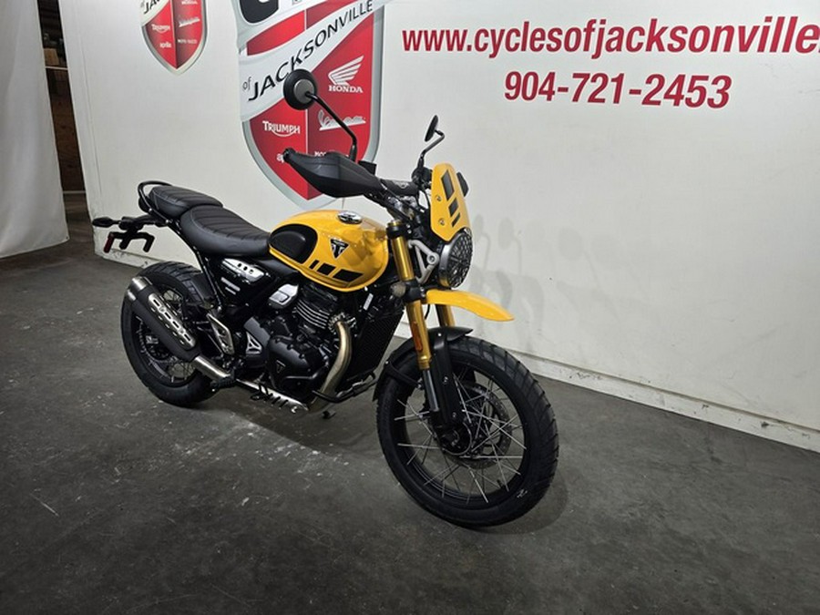 2026 Triumph Scrambler 400 XC Racing Yellow XC