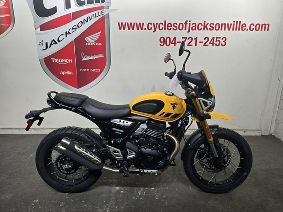 2026 Triumph Scrambler 400 XC Racing Yellow XC