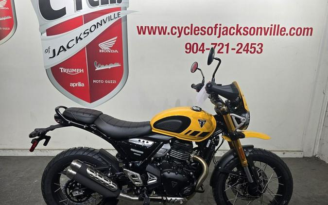 2026 Triumph Scrambler 400 XC Racing Yellow XC