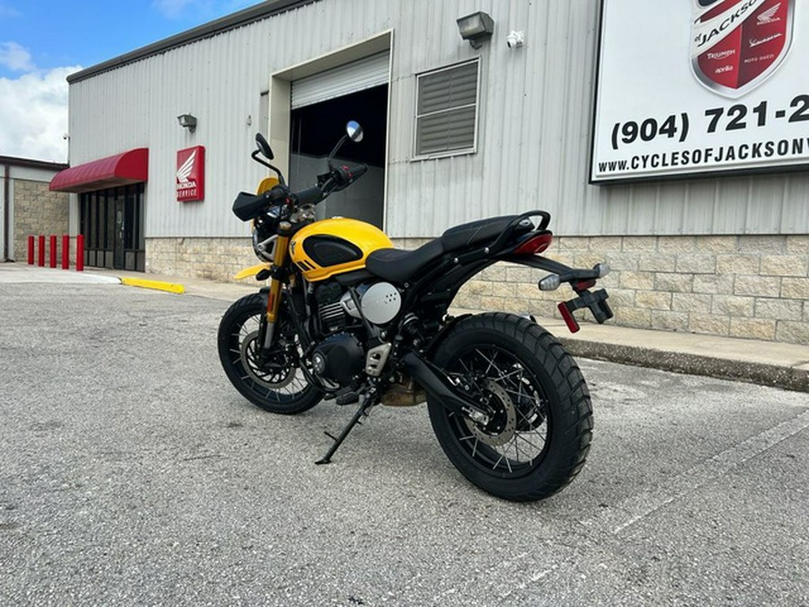 2026 Triumph Scrambler 400 XC Racing Yellow XC