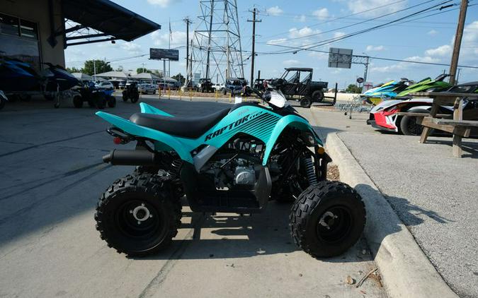 New 2025 YAMAHA RAPTOR 110 TEAL