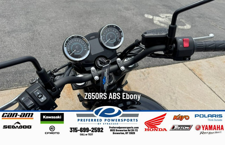 2025 Kawasaki Z650RS ABS Ebony
