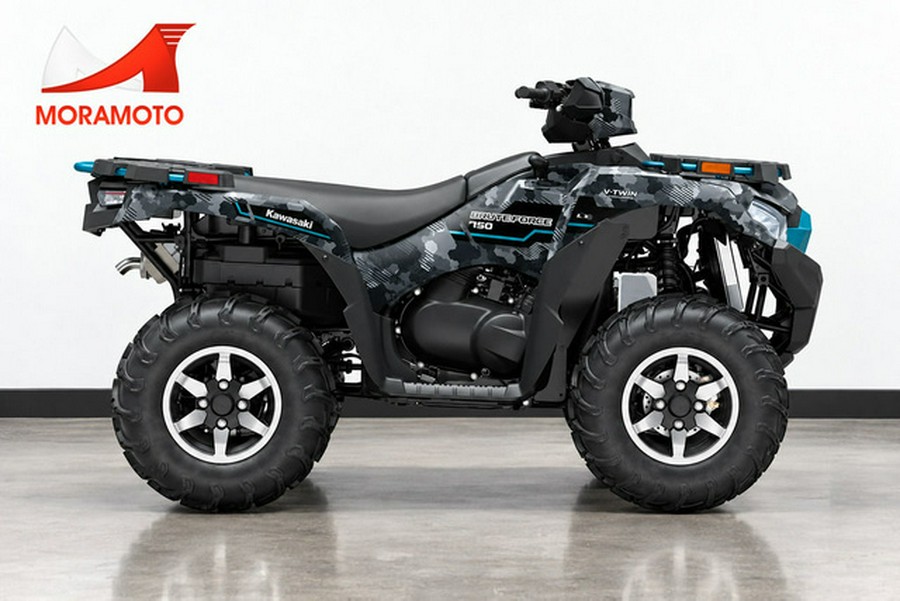 2025 Kawasaki Brute Force 750 LE EPS Cypher Camo Gray 750 EPS LE